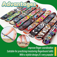 Woozettn mini finger skateboards, 50 small plastic boards in assorted designs - view 4