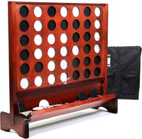SPORT BEATS giant wooden 4 in a row connect game with catch tray and plastic coins - view 2