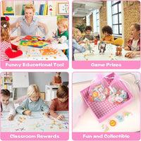 Wolpark mini erasers for kids shaped like cakes, donuts, ice cream, fruit and hearts - view 16