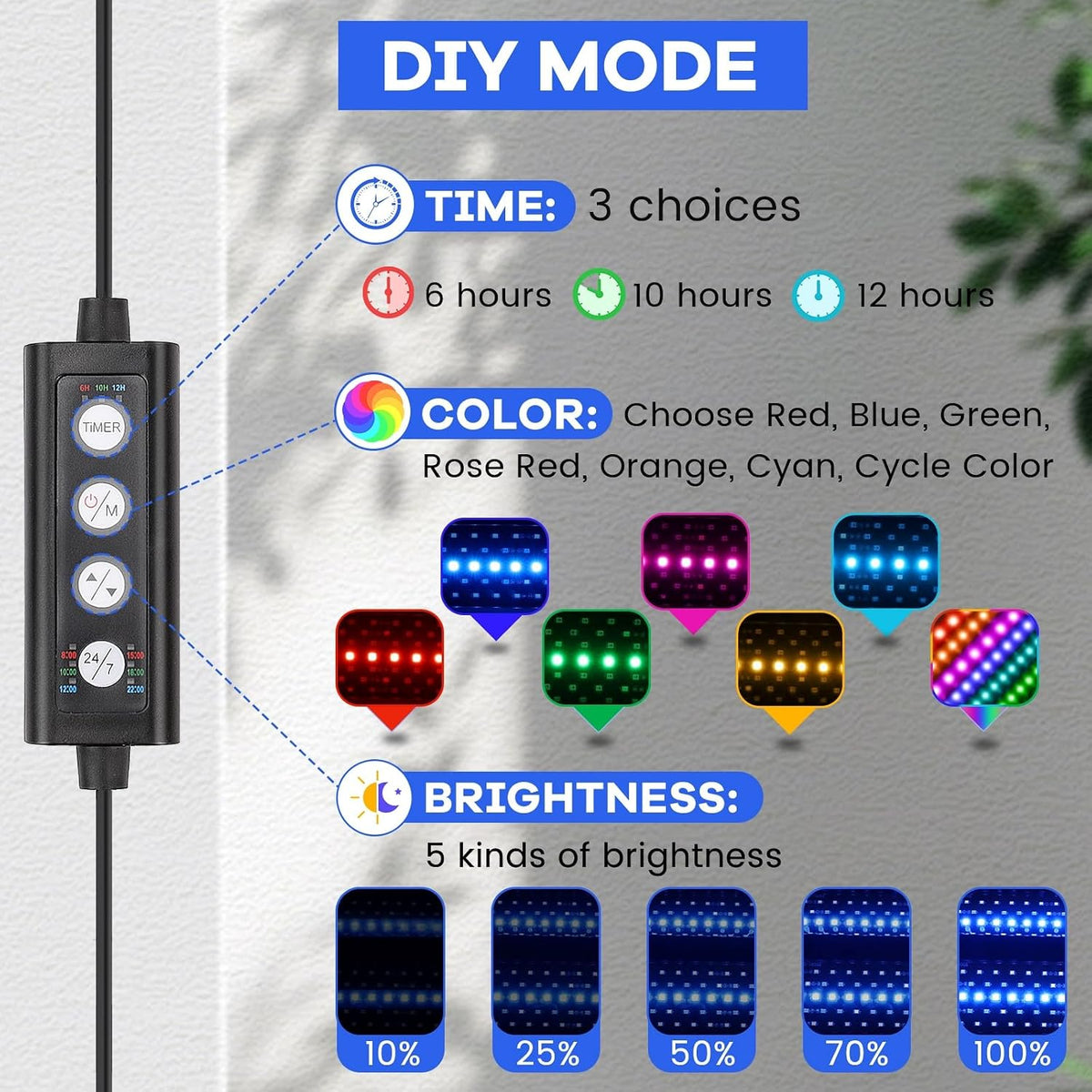 hygger Clip On Aquarium LED Light with Multi-Channel Controller - 3 - image 3