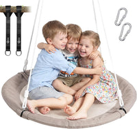 Trekassy 40" Saucer Tree Swing - Taupe