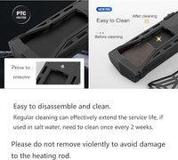 Carefree Fish 100/200/300/500/800W Paladin Aquarium Heater PTC Ceramics Heating Rod Digital LED Intelligent Leaving Water Automatically Stop Heating System for Freshwater and Saltwater No Cooking Fish