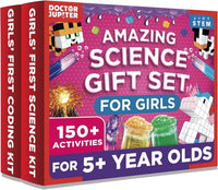 Doctor Jupiter Girls' First Science Experiments Kit for Kids Ages 4+ – Fun for Kids & Family - Amazing Science Gift Set: 5+