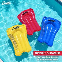 JAMBO 3 pack inflatable body boards, 27 x 20 inch, for lawn water slides and pools - view 3