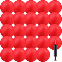 Yunsailing bulk dodgeballs, 24 6 inch playground balls with air pump - view 4