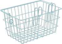 Retrospec Apollo-Lite Lift-Off Bike Basket - Detachable Steel Handlebar Basket with Carrying Handle for Commuting, Shopping & Beach Trips - 14.5in x 9.5in Weather-Resistant Biking Gear