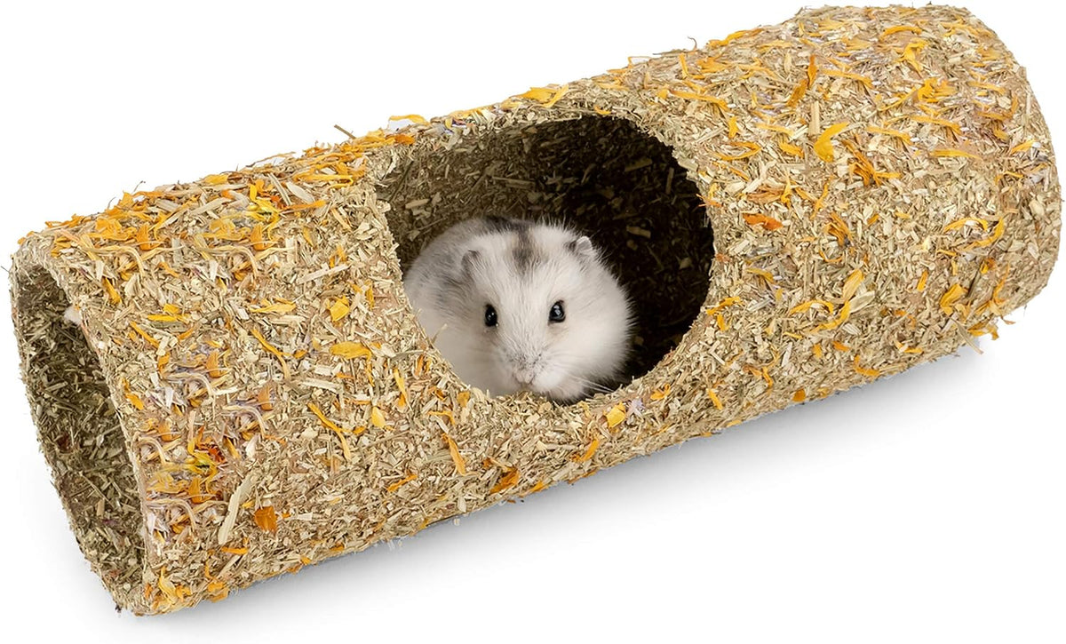 Niteangel Creative & Composable Hamster Tunnel: Edible Water Hyacinth - Tunnel W/ Hole