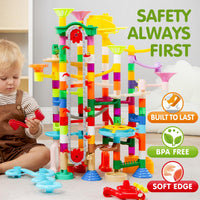 JOYIN 236Pcs Glowing Marble Run with Motorized Elevator - image 4
