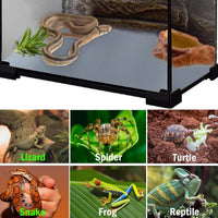 KABASI Reptile Substrate Liner Terrarium Carpet - 17.7x39.4 inch / Grey - image 3
