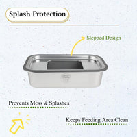 PEDAY 2.64 Gallon Extra Large Dog Water Bowl - 0.84 - 1.2 gallon / Silver - image 3
