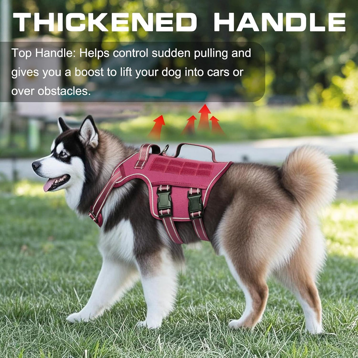 Dog Harness for Large Dogs - Pink / XL(Neck:21-32",Chest:26-39"),75-135 lbs - image 3