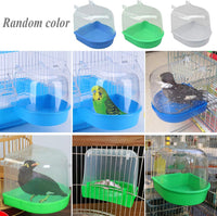 Parrot Bath Box Bird Cage Accessory Supplies Bathing Tub Bath - image 2