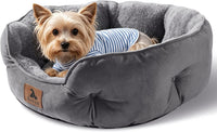 Small Dog Bed for Small Dogs, Cat Beds for Indoor Cats - Medium (Pack of 1) / Grey - image 2
