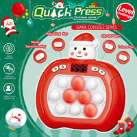 Pop Game, Light Up Fidget Toy for Kids & Adults - Christmas Snowman - image 2