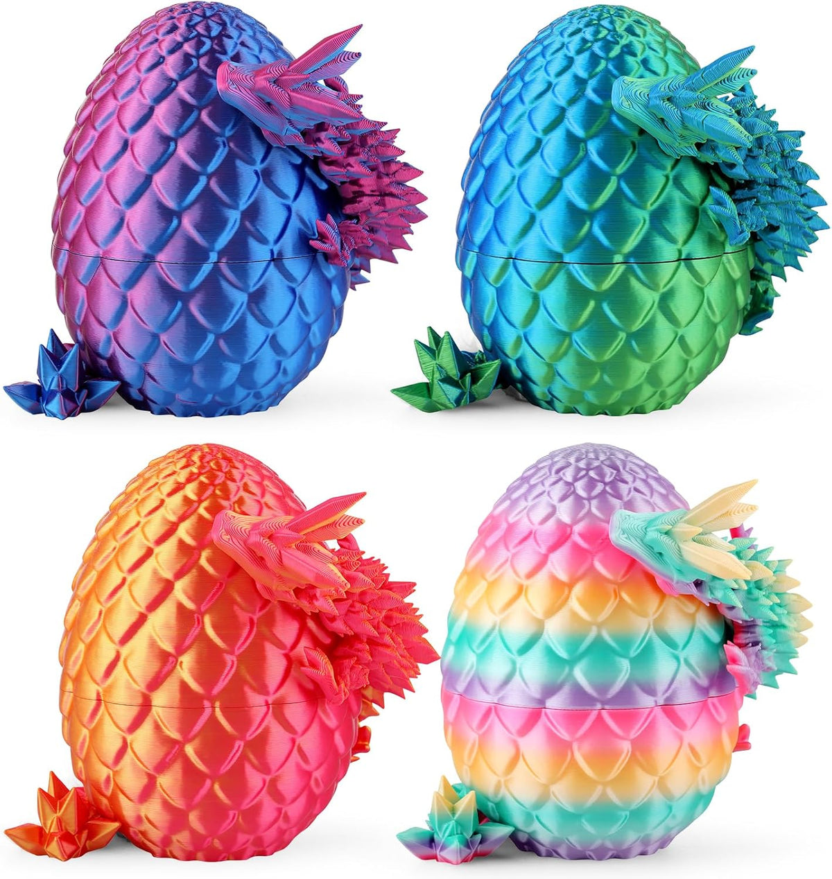 Rapean 8" 3D Printed Dragon Eggs
