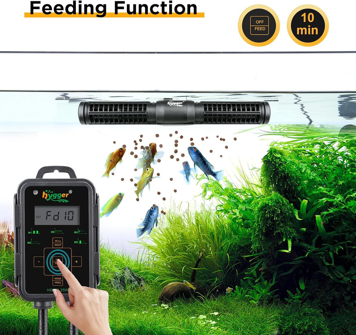 hygger Aquarium Wave Maker - 55W - image 3