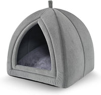 Amazon Basics Cat Bed Cave - Lightgrey / L-17.5"×17.5"×17.5"