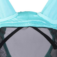 Harrison Howard CareMaster Pro Luminous Horse Fly Mask Large Eye Space Standard with Ears UV Protection for Horse Summer Mint S Pony
