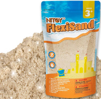 NiToy FlexiSand Toy Sand 2.2Lbs Moldable Sensory Sand for Kids - Orignial Color