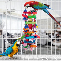 Deloky Bird Block Knots Tearing Toy - 19.7 x 5.6 inches (Pack of 3) - image 2