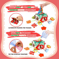 YOGINGO Baby Toys 6 to 12 Months - Square Multicolor - image 3