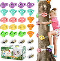 TOPNEW 12 Ninja Tree Climbing Holds for Kids Climber - 20 Pcs Pastel Color 2