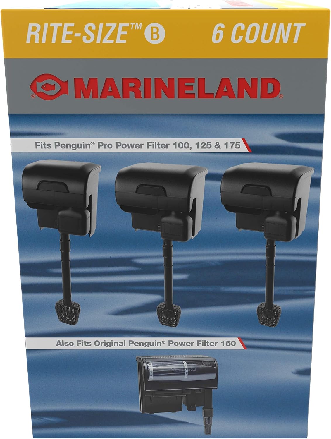 Marineland Bio-Wheel Penguin Rite-Size C Aquarium Filter Cartridge - 6-Count / Size B - image 2