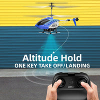 U12S Mini RC Helicopter with Camera Remote Control Helicopter Blue – Fun for Kids & Family - Blue - image 4
