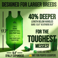 RockRhino XL Dog Poop Bags for Large & Extra Large Dogs - 1 Count (Pack of 150) - image 3