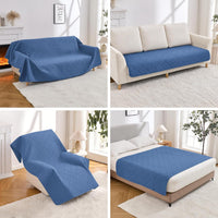 PAWFINITY Waterproof Dog Blanket for Couch - Blue / 82x102 Inch (Pack of 1) - image 4