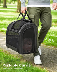 Pecute Cat Backpack with Widened Interior Space - Dark Gray - image 2