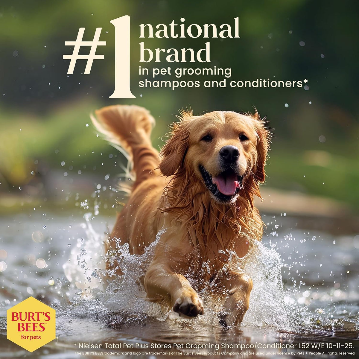Burts Bees for Pets Oatmeal Dog Shampoo with Honey - Unscented / 32 Fl Oz (Pack of 1) - image 3
