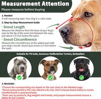 Pitbull Dog Muzzle for Large Medium Dogs Prevent Biting Scavenging – Essentials for Dogs - Green / M [Snout Cir: 9.75"-11"] - image 2