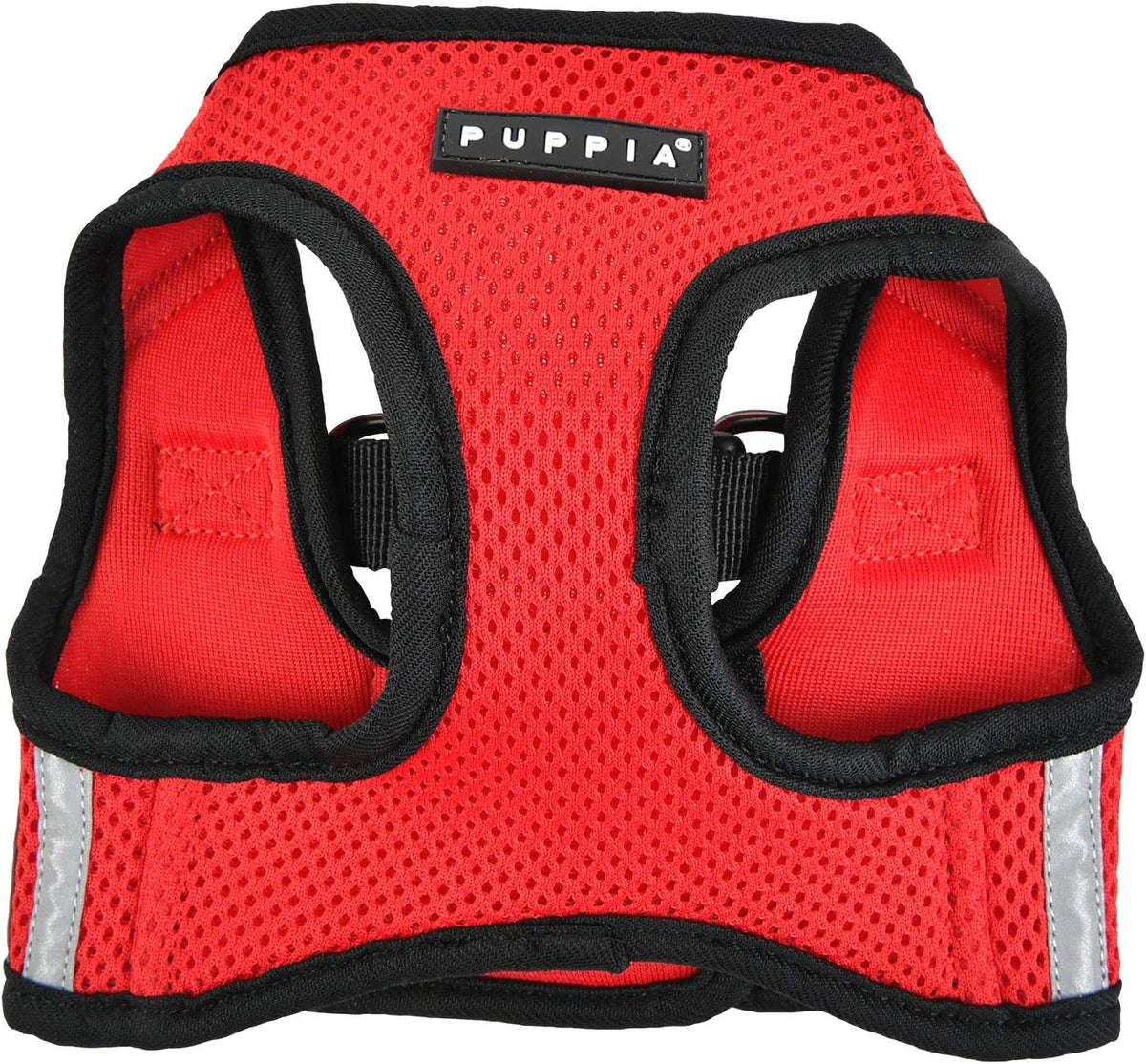 Puppia Soft Vest Harness Pro, XL - Medium / red - image 2