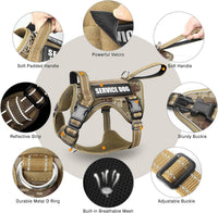 WINSEE Tactical Dog Harness - X-Large / Desert Camo - image 4