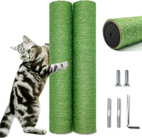 Cat Scratching Post Replacement Pole - M8*2poles / 40 cm / 15.71 in Green