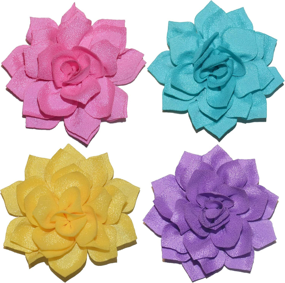 Dog Collar Flowers Attachement Bow Tie Accessories for Pet Grooming - Light
