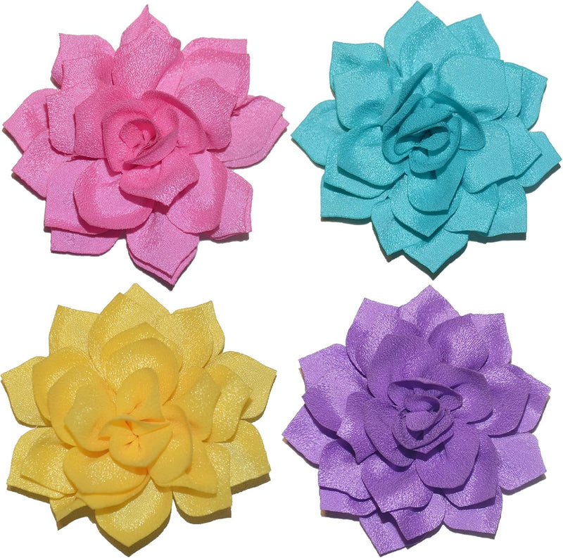 Dog Collar Flowers Attachement Bow Tie Accessories for Pet Grooming - Light