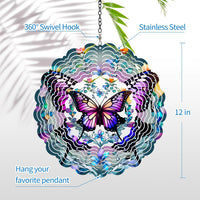 Cawalap Wind Spinners Outdoor Butterfly - Butterfly / 12 Inch - image 4