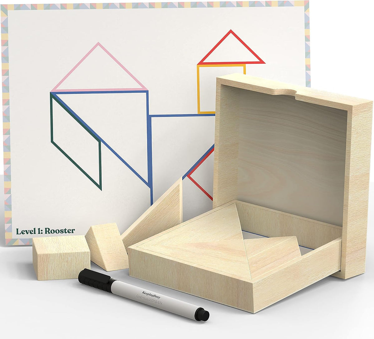 Keeping Busy Tile Matching Dementia Activities for Seniors - Tangram - image 2
