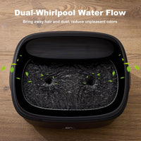 Dog Water Fountain for Large Dogs - Black - image 2