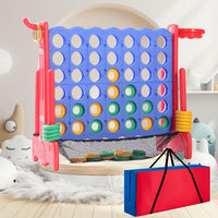 Giant 4 Row Game with Carrying Bag and Mesh Fabric .Giant 4-to-Score - Red