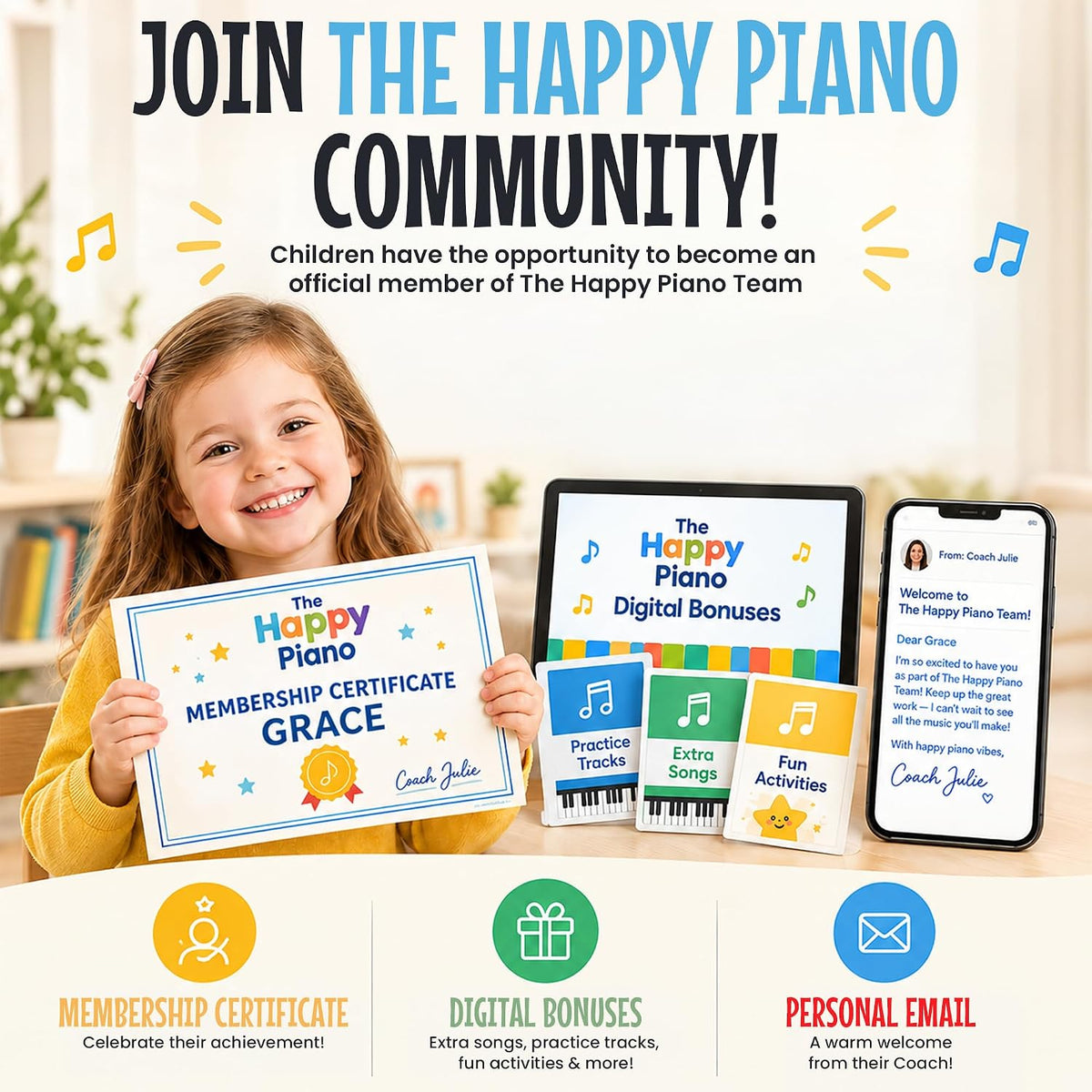 The Happy Piano Toddler Piano Book 1 Kit for Kids Ages 3-5 - Book 2 - image 4