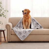 41" x 30" Dog Blankets for Medium Dogs, Cat - 32" x 24" / Grey / 1 - image 2