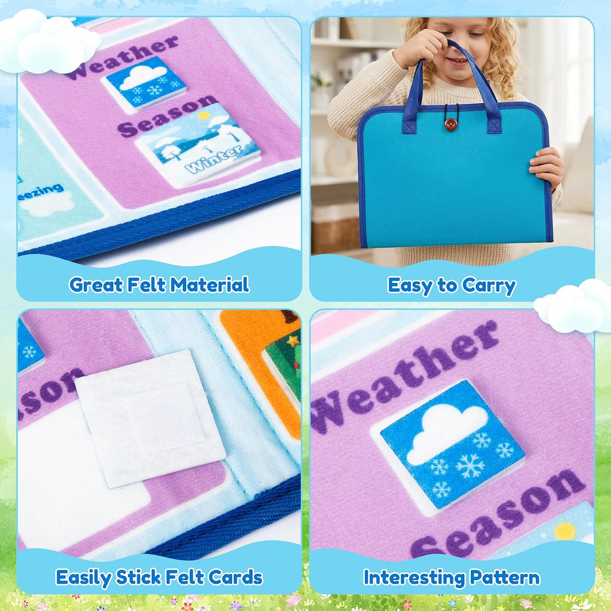 WATINC Travel Felt Board Story Set - Calendar - image 3