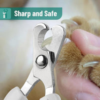 Mr. Pen Cat Nail Trimmer - Blue & White, Cat & Kitten Nail Clipper, Pet Claw Trimmer for Small Dogs