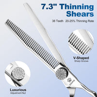 Dog Grooming Scissors Kit with Safety Round Tips - Premium Set - image 3