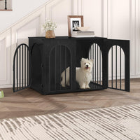 Hzuaneri 31.5 in Dog Crate Furniture - Black / 31.5"L x 22.0"W x 24.0"H - image 3