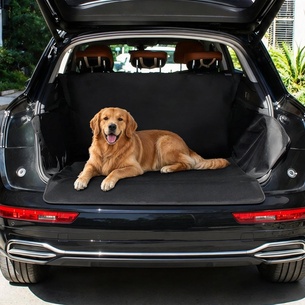 HelloTree SUV Trunk Cargo Liner for Dogs – Essentials for Dogs - Black / 61" x 41" x 13"