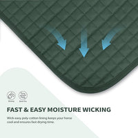 Tackmore Western Saddle Pad Breathable, Shock-Absorbing Saddle Pad